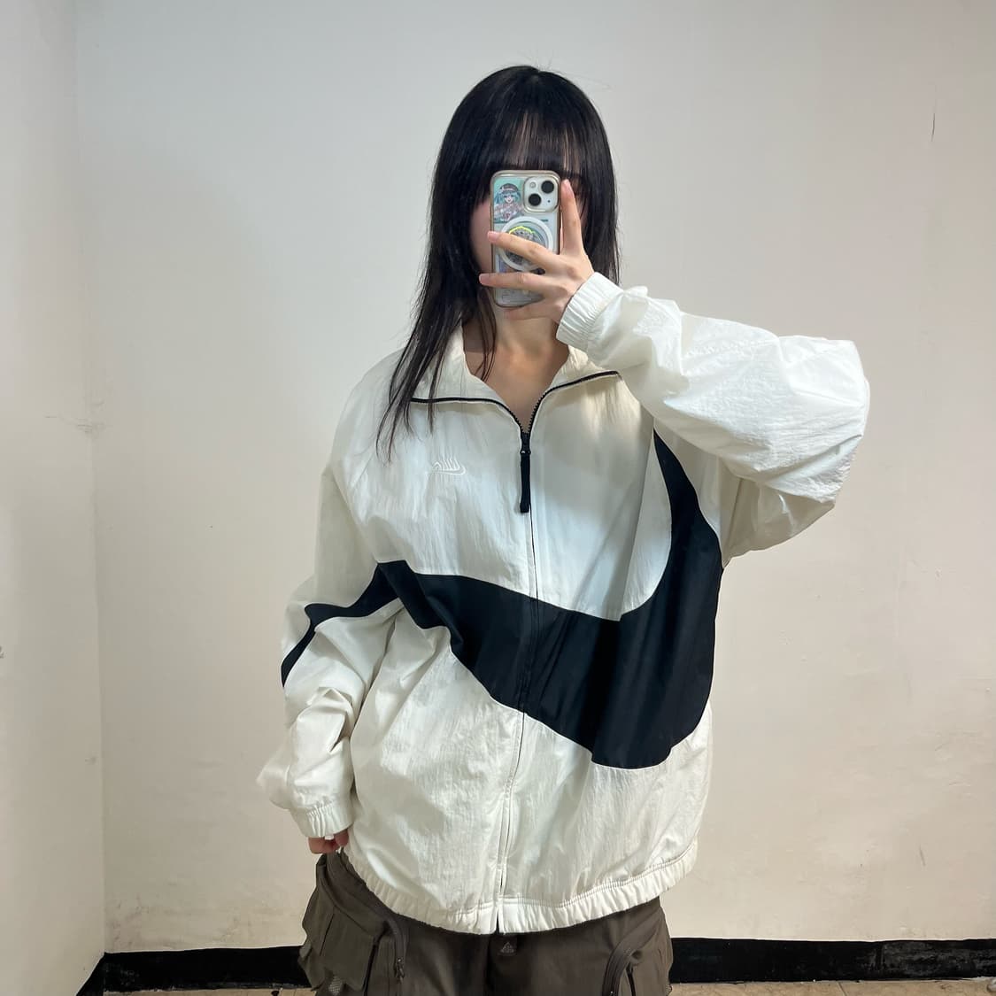 Nike big swoosh windbreaker 상품이미지1