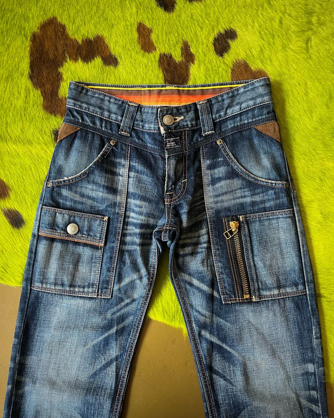 Old EDWIN Japan Cargo Pocket Denim Pants 상품이미지4
