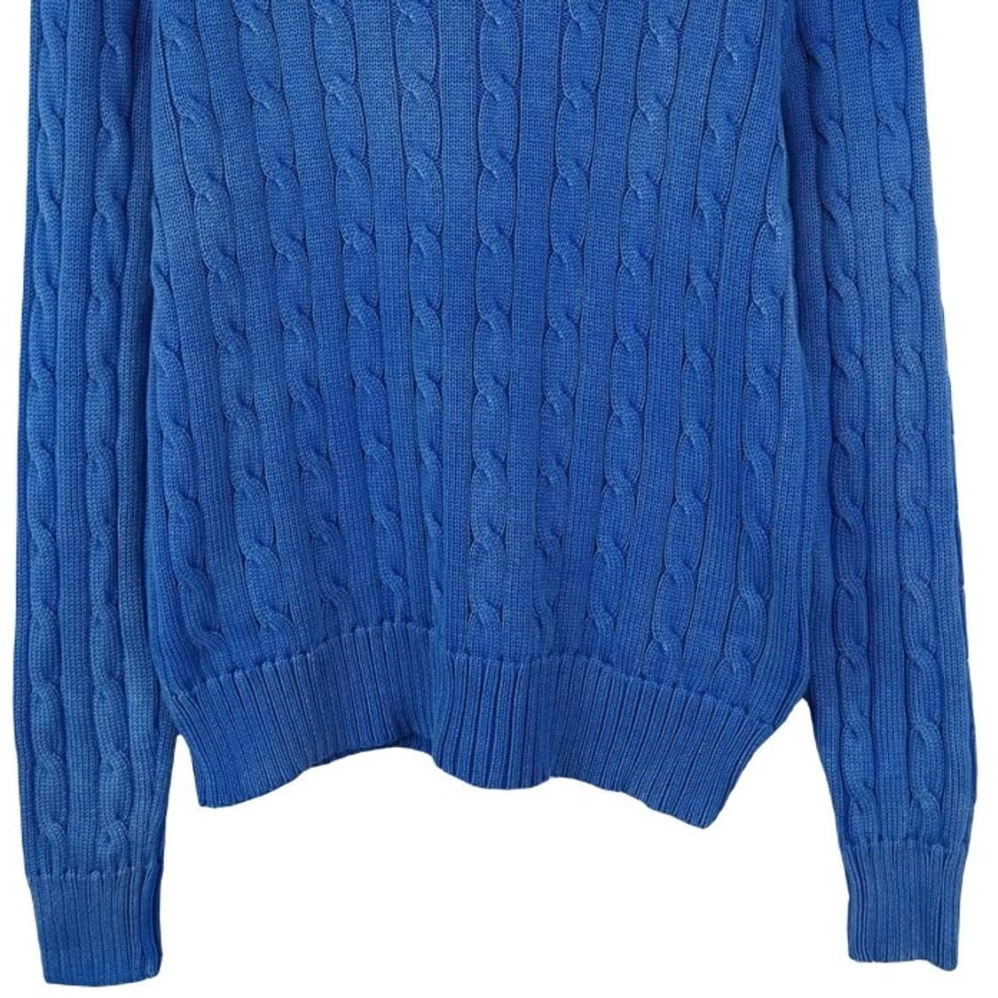 [폴로 랄프로렌] 포니 로고 자수 빈티지 워시드 꽈배기 니트 M18679 상품이미지5