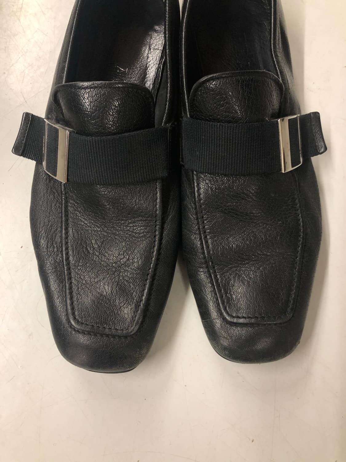 Prada 플랫 버클 로퍼 uk7 상품이미지4