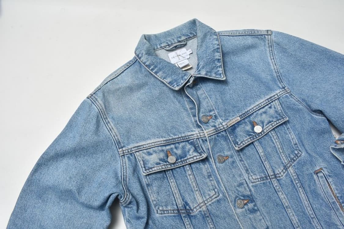 90S 캘빈클라인 데님 트러커 청자켓 N1152 상품이미지5