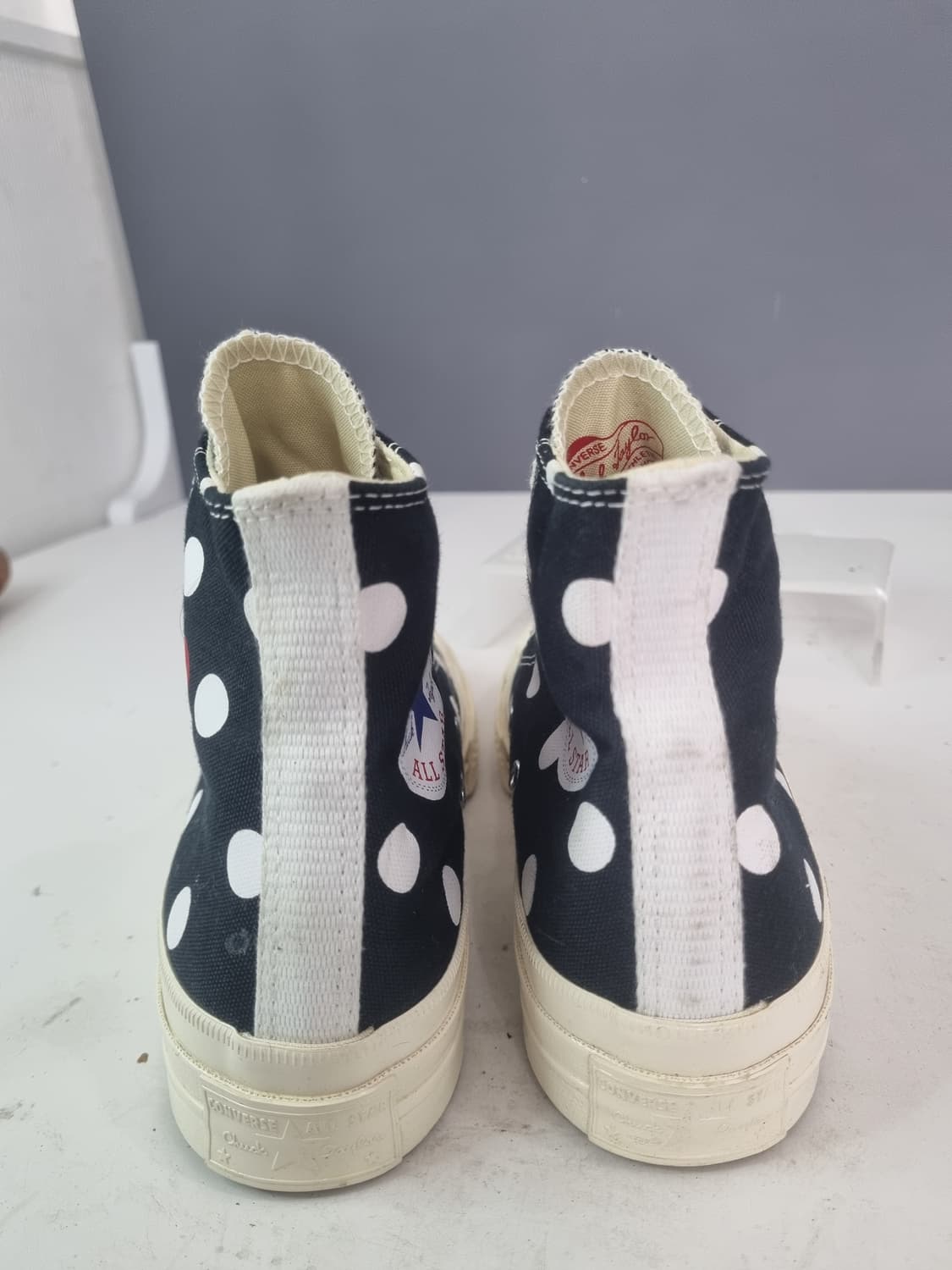 240 꼼데가르송 컨버스 도트 하이 상품이미지4