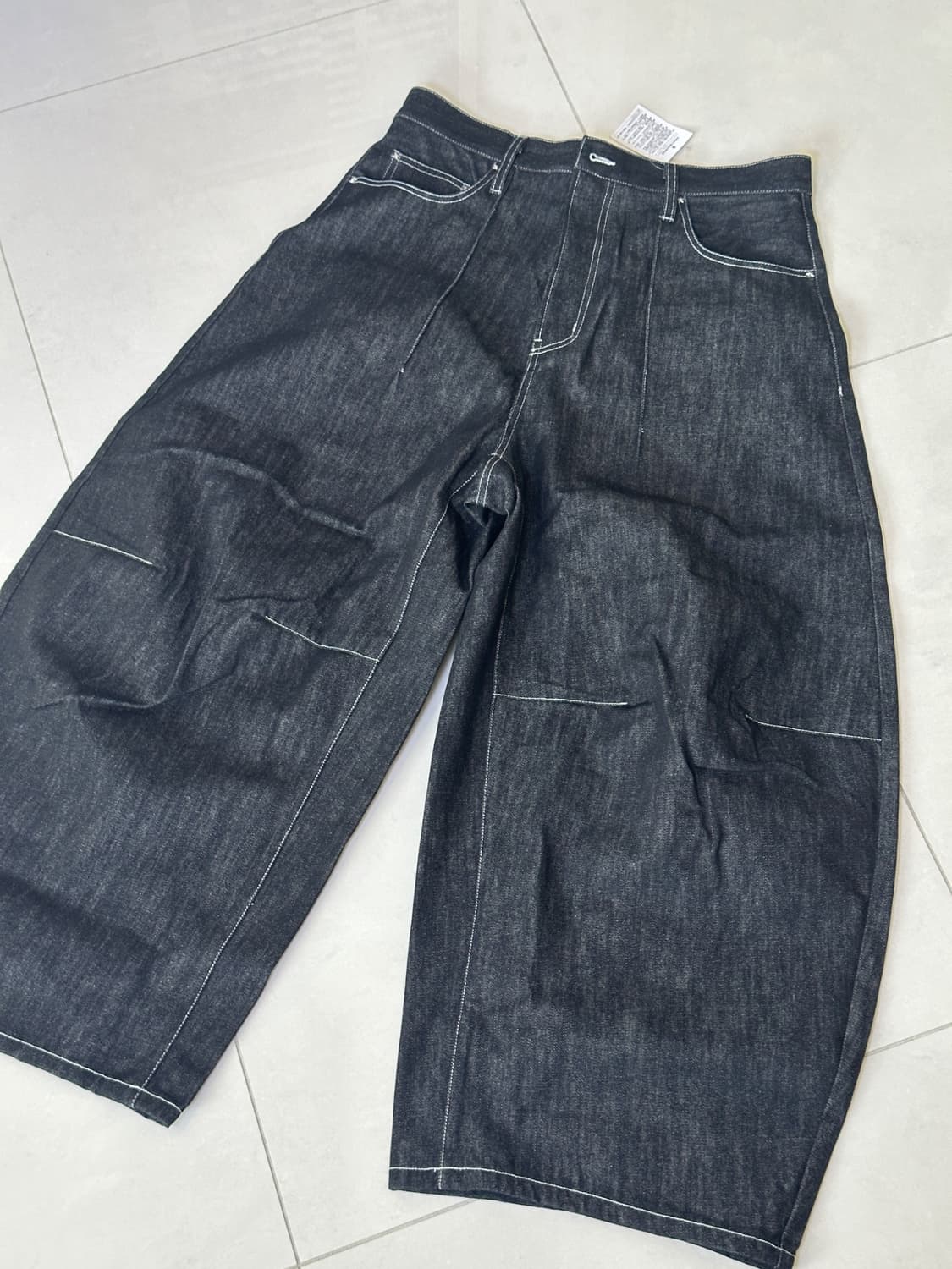 Pleated Wide-Leg Baggy Pants 상품이미지4