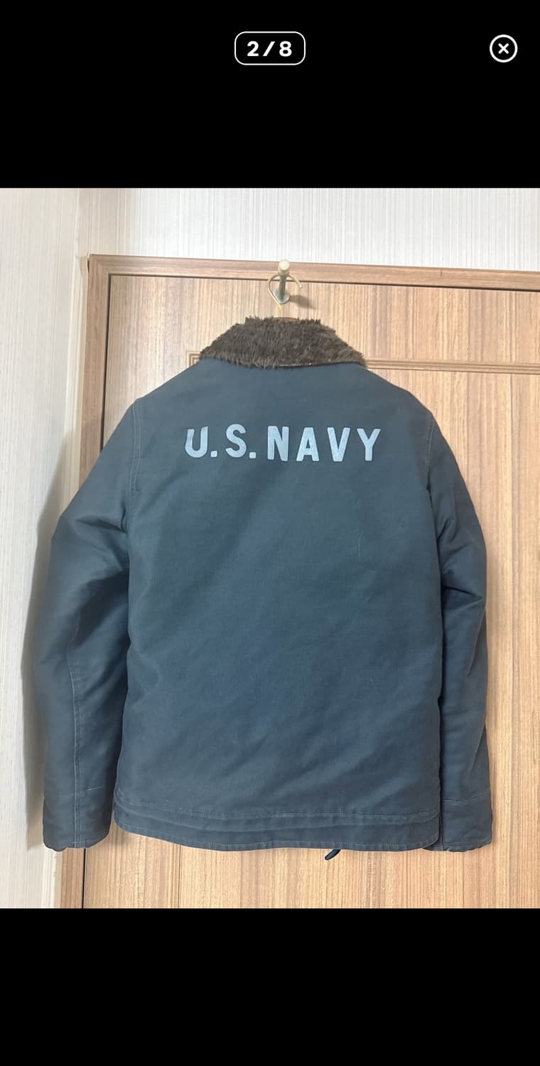 리얼맥코이 N-1 덱자켓 네이비[38] 상품이미지2