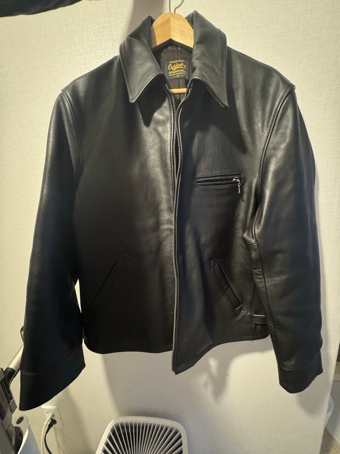 아웃스탠딩 가죽 레더 스포츠자켓 L 상품이미지3