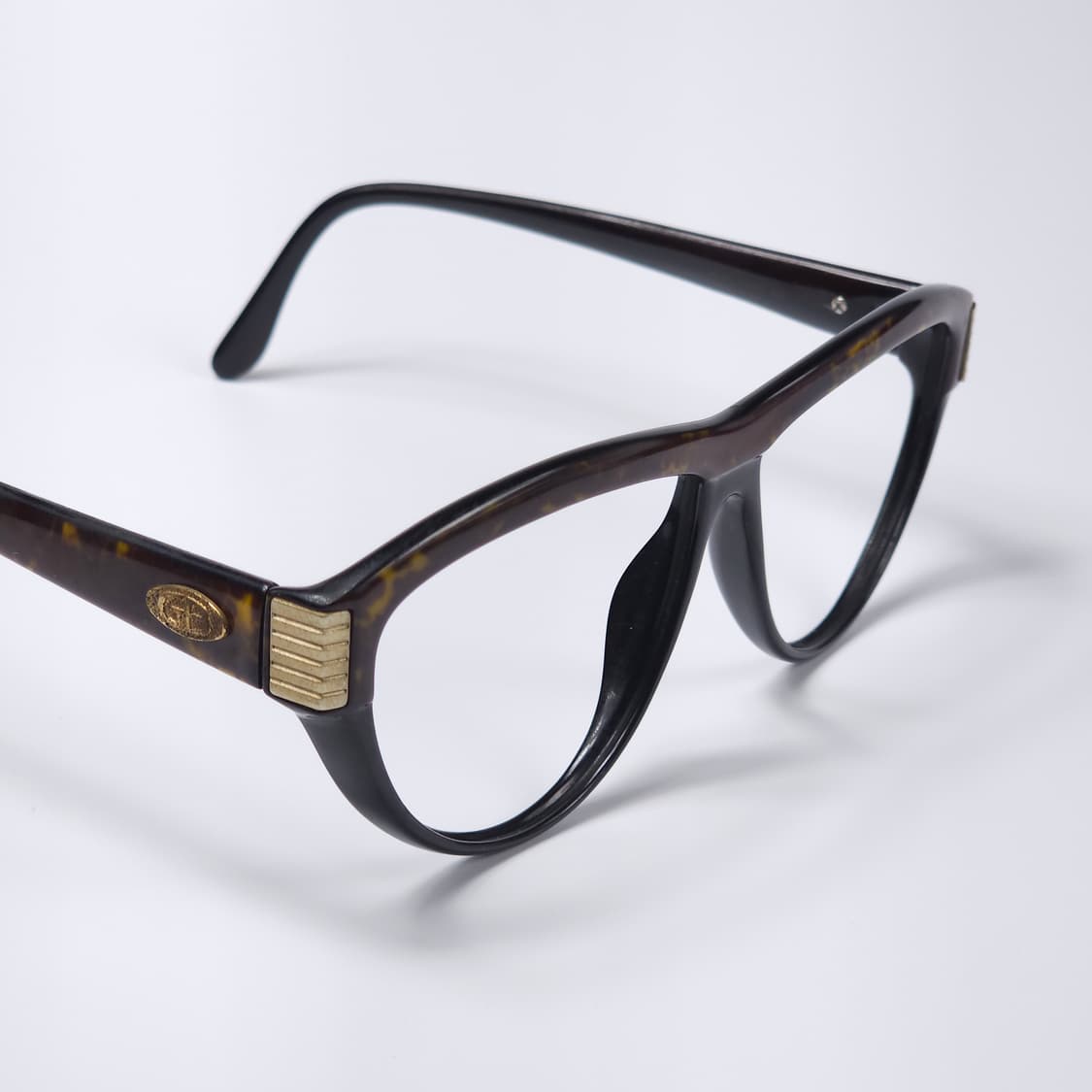 80년도 Golden Bell 올드빈티지 뿔테 안경 상품이미지6