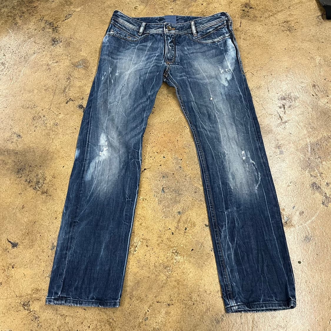 [정품/30] Diesel 디젤 데님 청바지 빈티지 워싱진 b14 상품이미지3