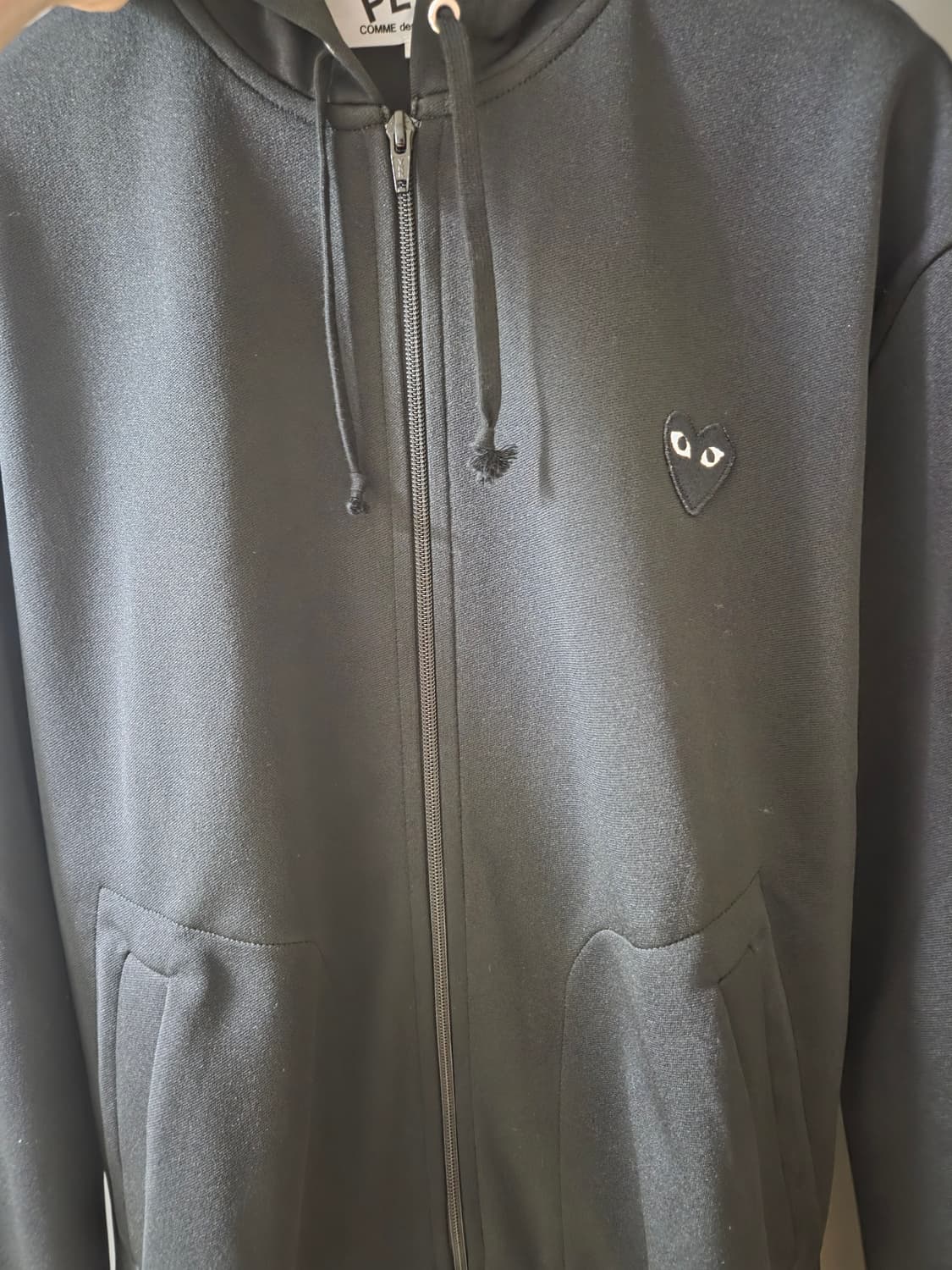 꼼데가르송 빅하트 후드집업 L 상품이미지3