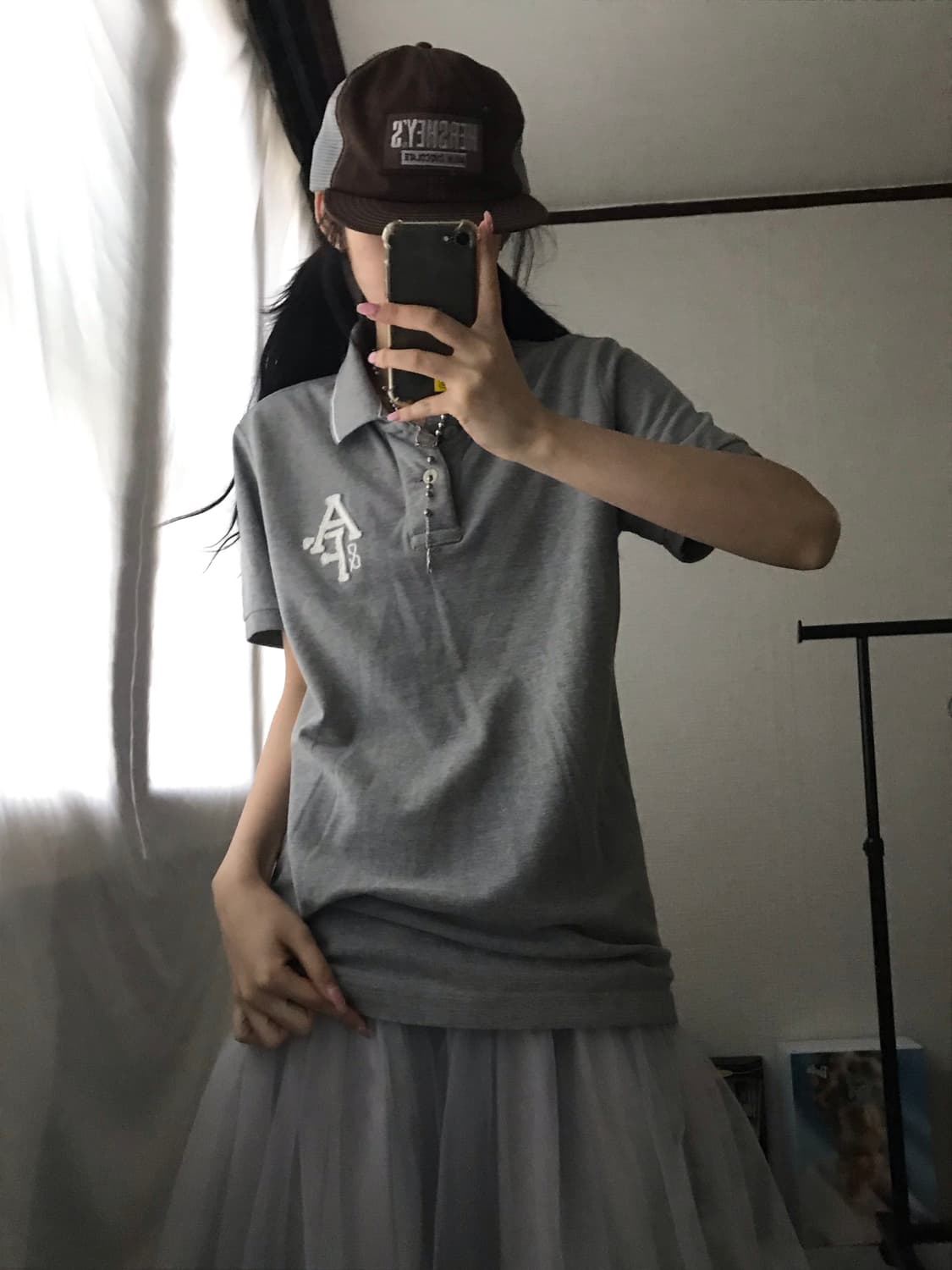 아베크롬비 그레이 반팔티셔츠 상품이미지2