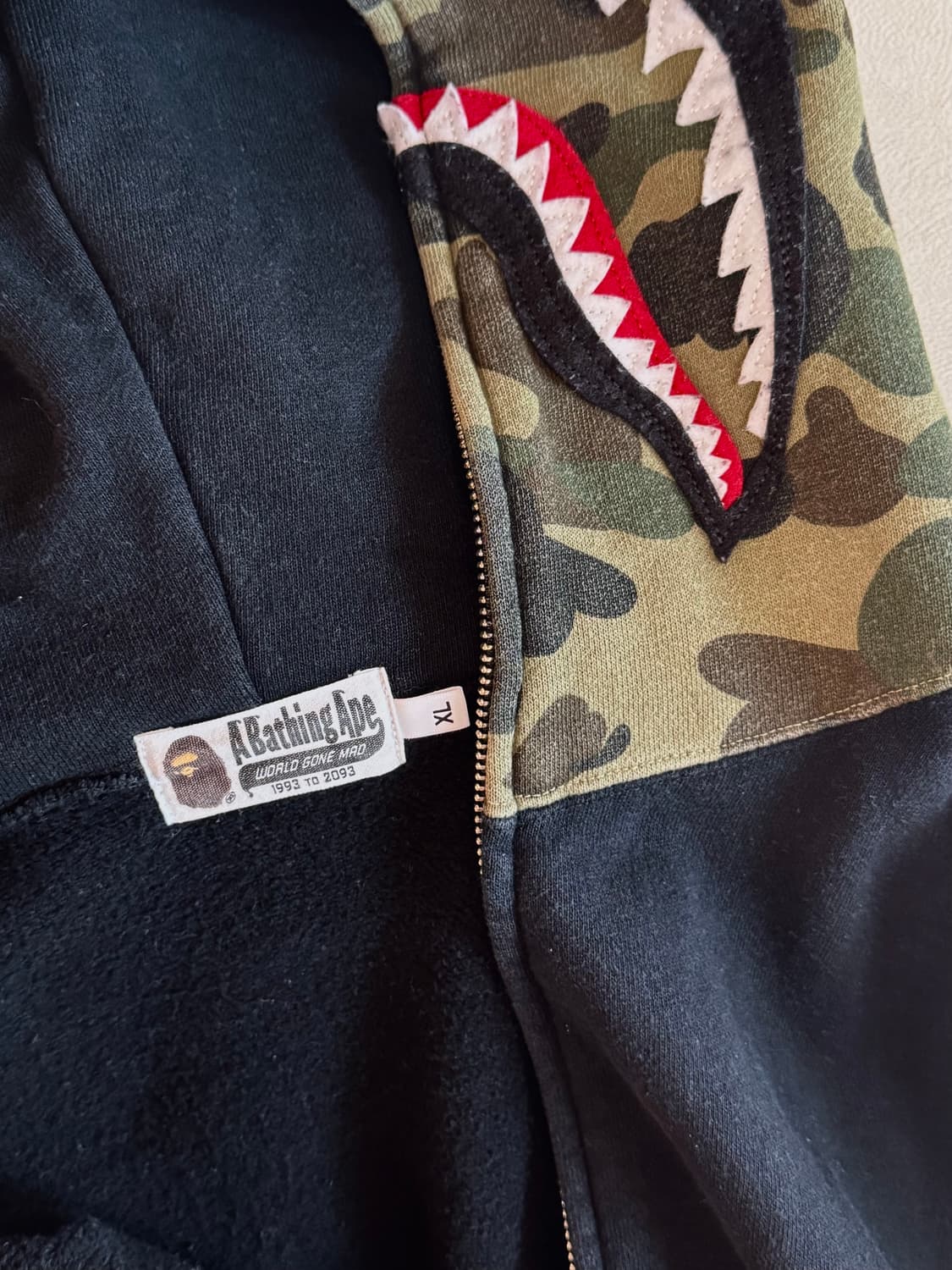 베이프 샤크 후드집업 상품이미지5