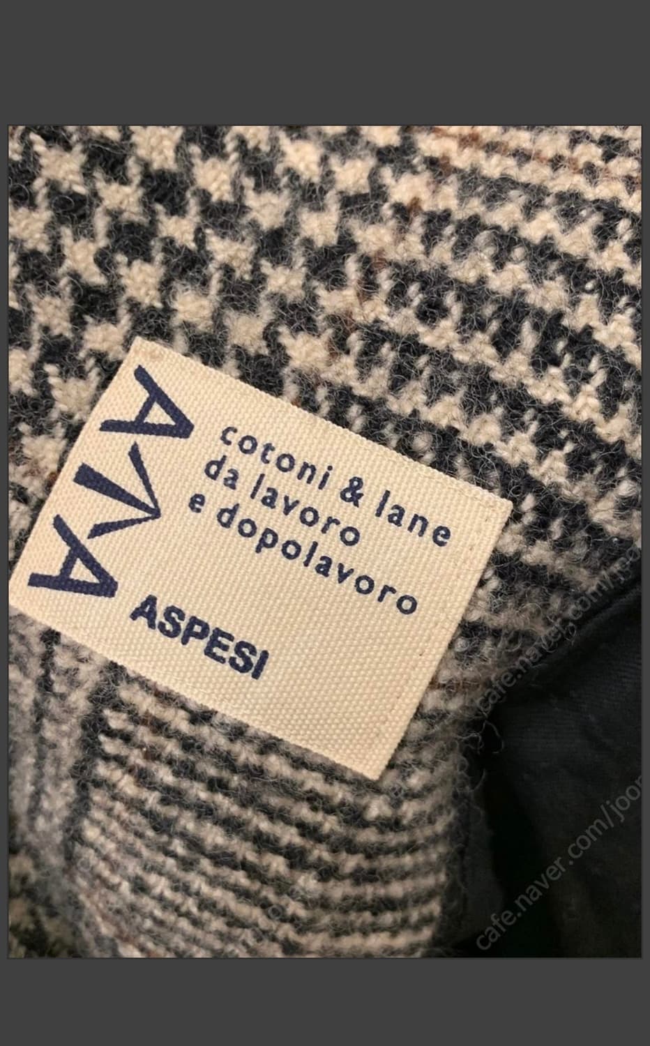 Aspesi 울체크코트 아스페시 체크울코트 m 상품이미지4