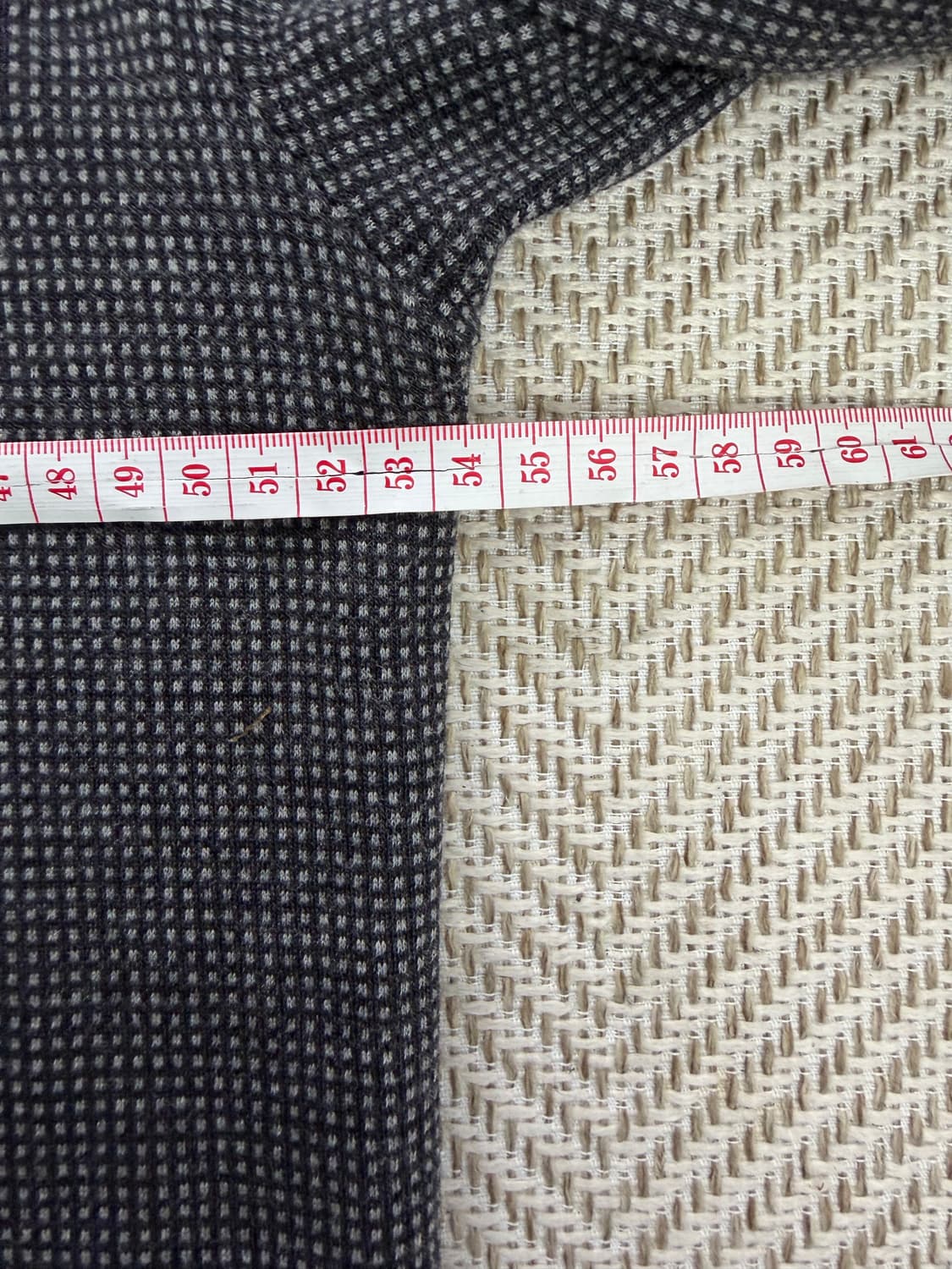 정품) 르베이지 체크 패턴 롱 니트 원피스 91 상품이미지9