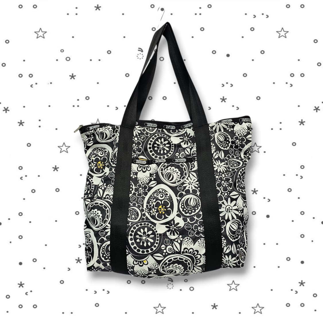 LeSportsac 레스포삭 플로럴 모노크롬 토트백 상품이미지1