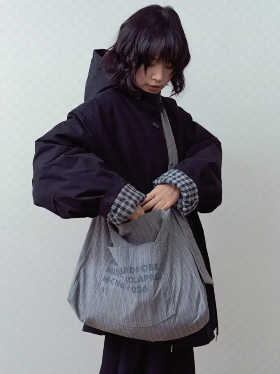 오피쉬 개횬 가방 STRIPE SNAP MULTI-WAY BAG 상품이미지1