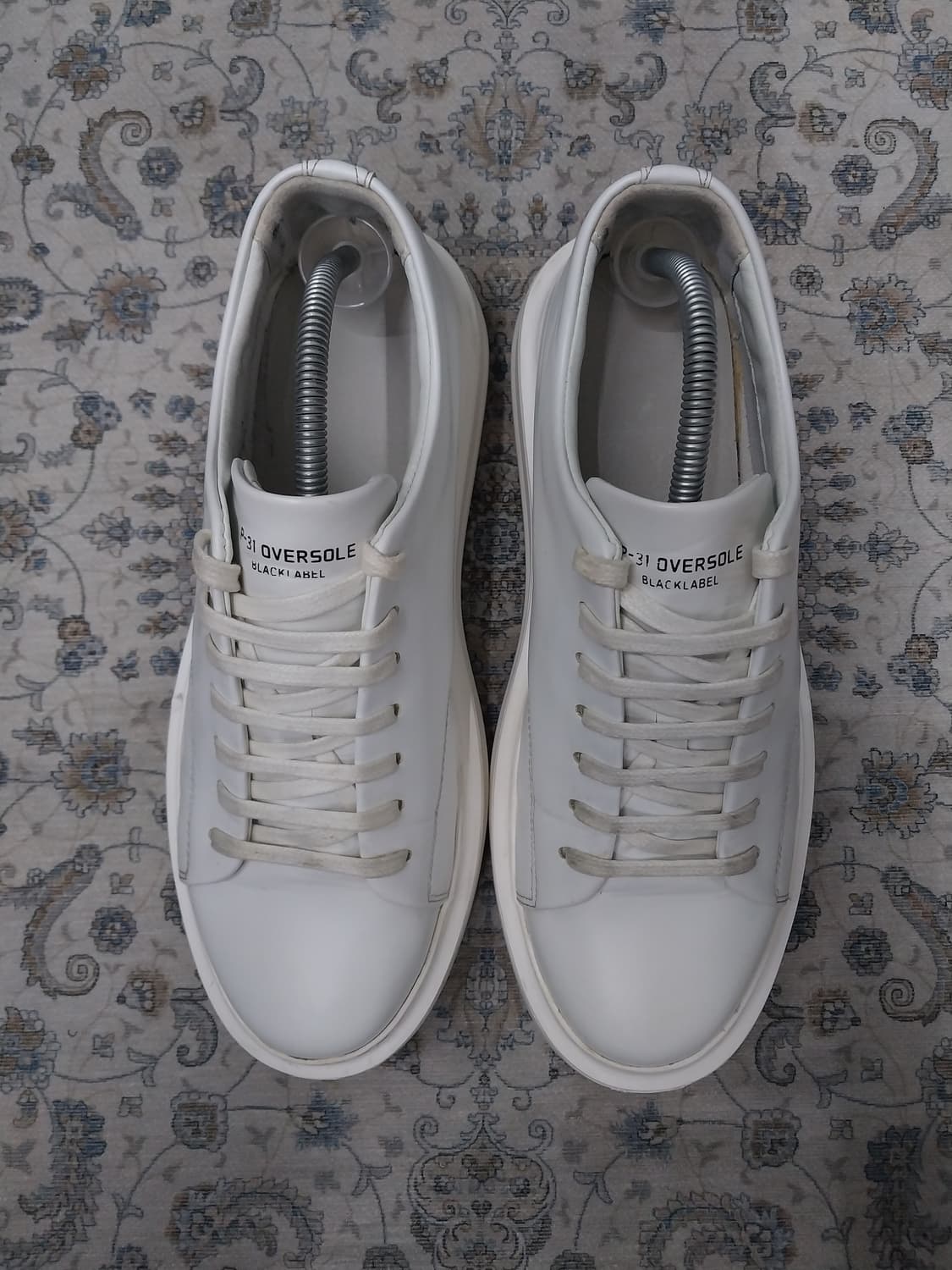 P-31 OVERSOLE 블랙라벨 화이트 스니커즈 상품이미지2
