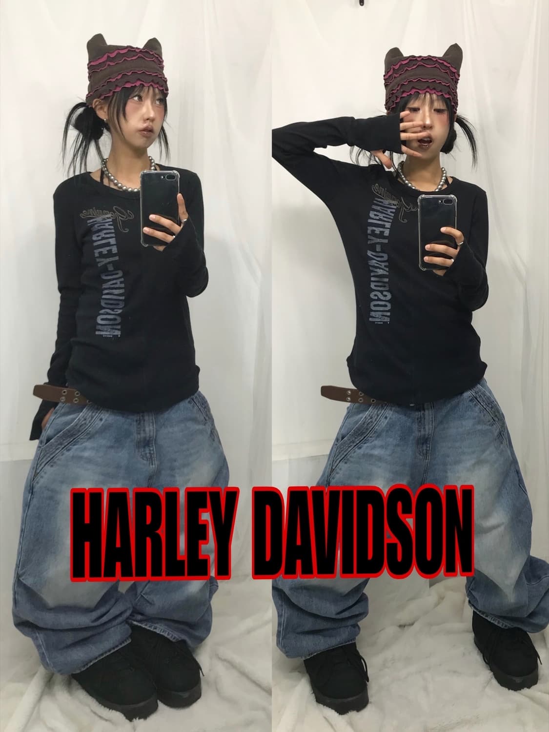 < Harley-Davidson Printing L/S > 상품이미지1