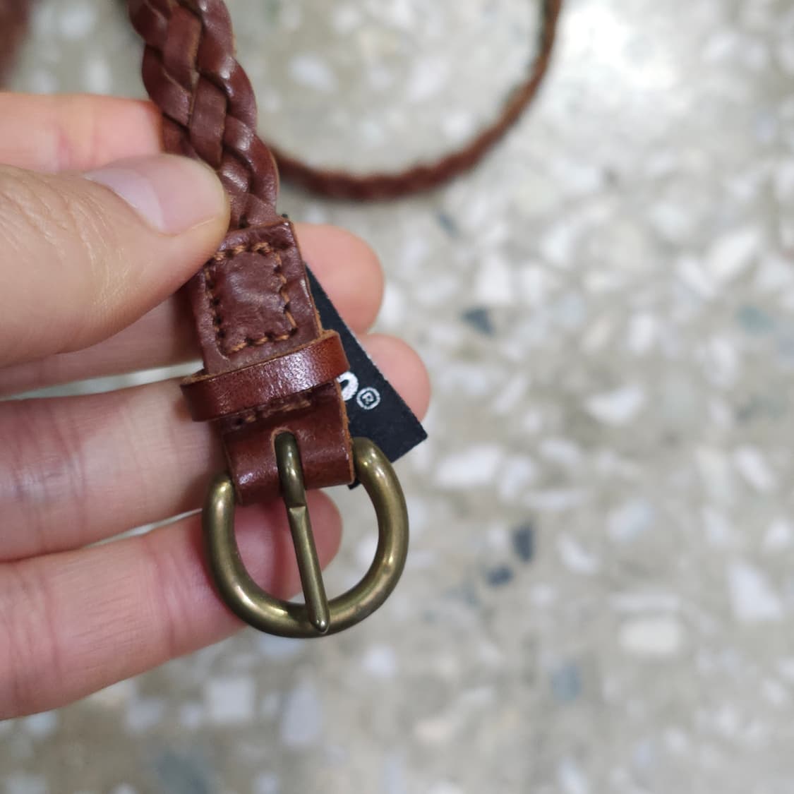 영국산 ANGLO 꽈배기 레더 벨트 상품이미지4