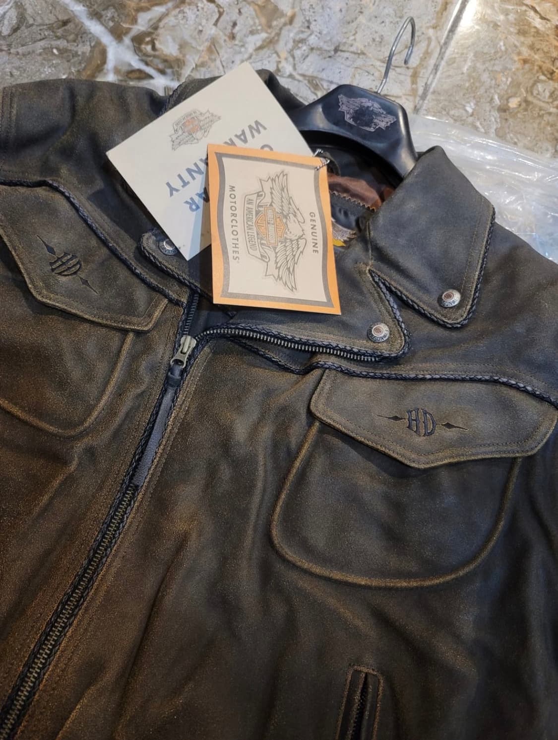 할리데이비슨 / 카우하이드 소가죽 라이더 자켓 / 2xl 3xl 상품이미지2