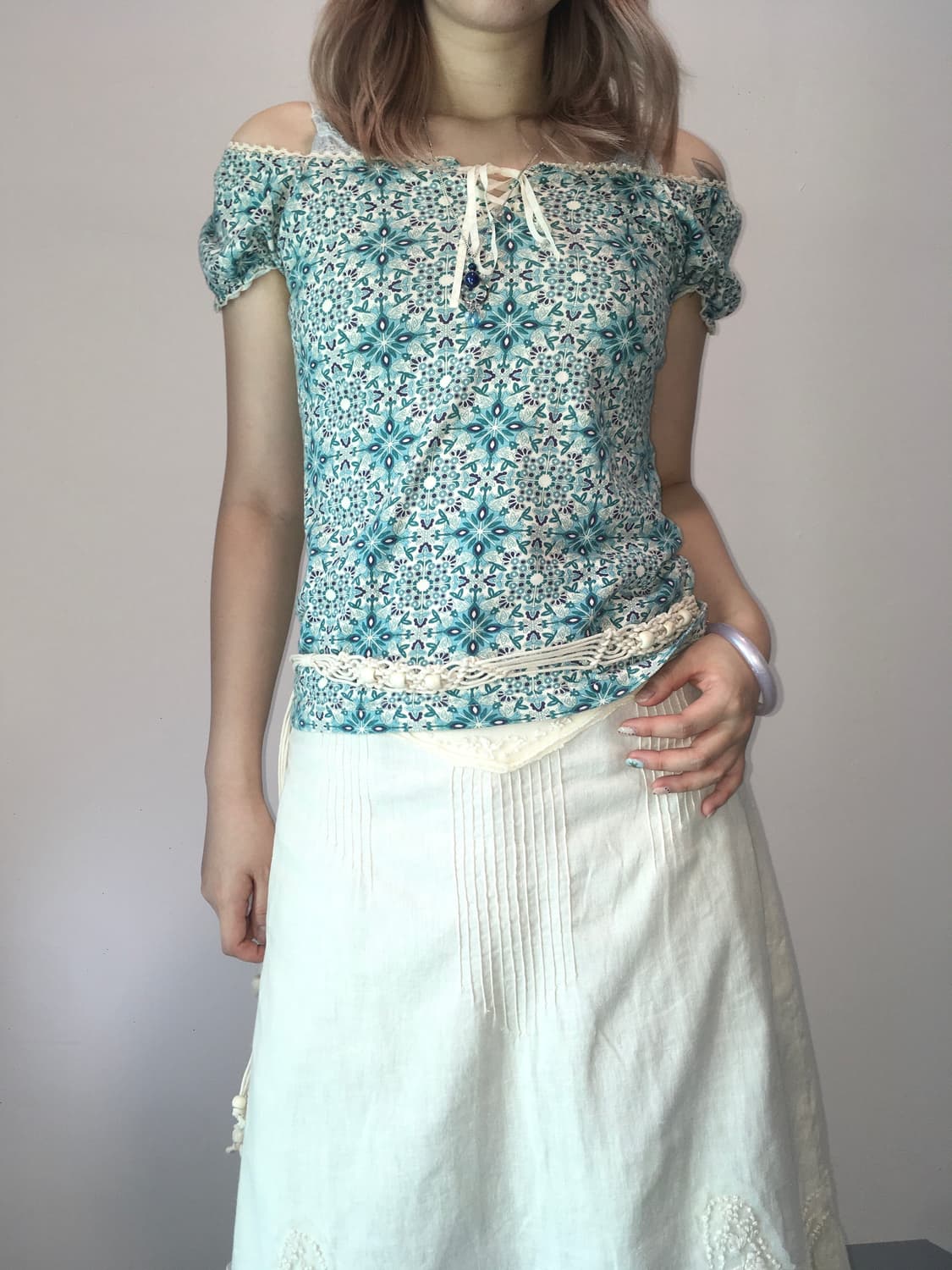 jpn vintage fairy oriental lace blouse 상품이미지5