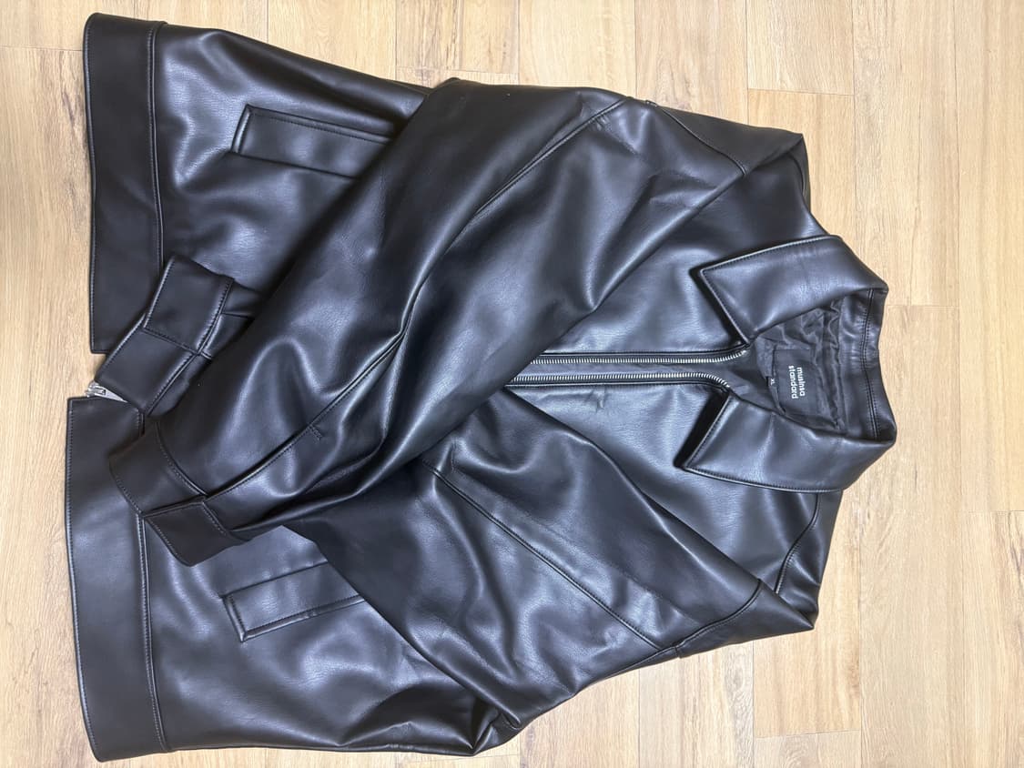 무신사 스탠다드 오버핏 가죽자켓 상품이미지2