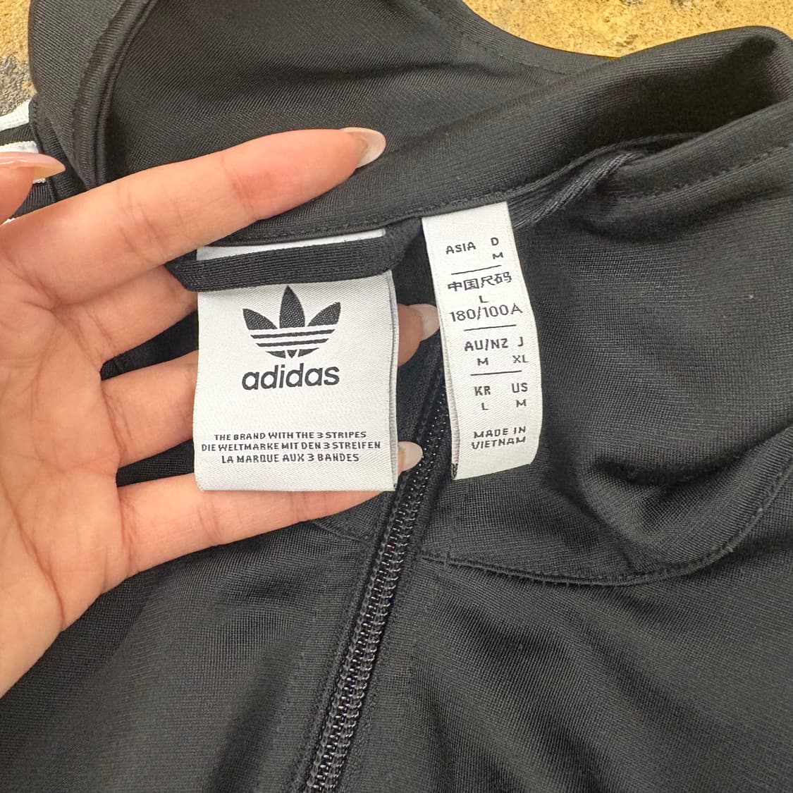 [정품/L] 아디다스 파이어버드 트랙탑 져지 블랙 b15 상품이미지7