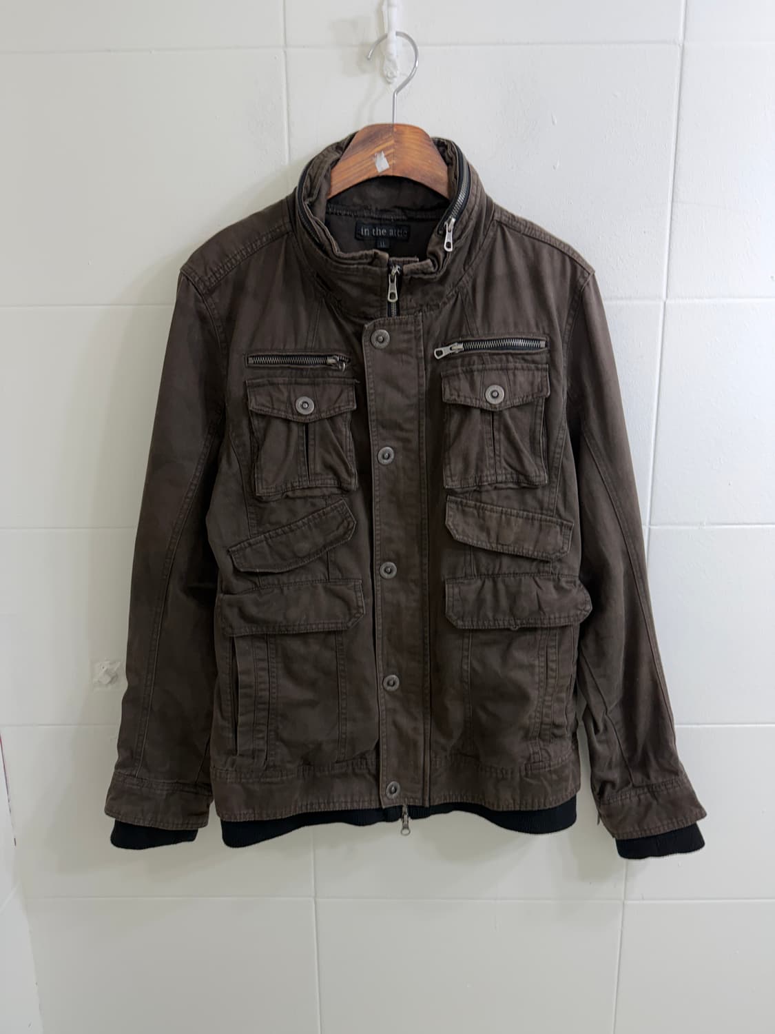 인더애틱 브라운 사파리 자켓 모리 그런지 코디 세트 상품이미지4