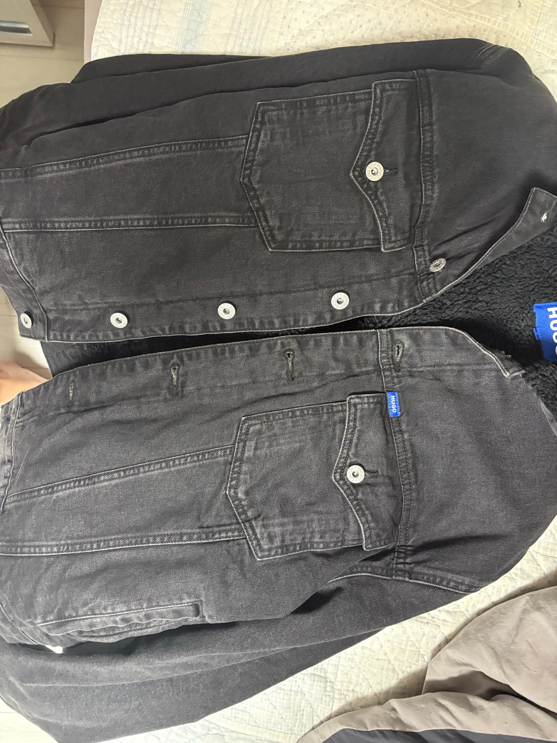 휴고 후리스 데님자켓 L 상품이미지2