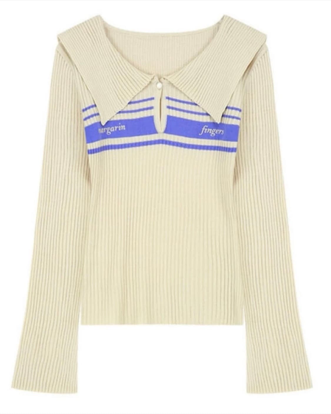 마가린핑거스 클로이 로고 세일러 니트 상품이미지2