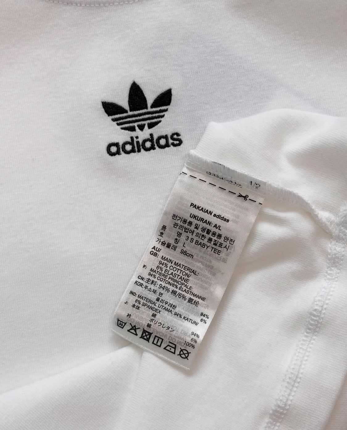 Adidas 아디다스 화이트 링거티 상품이미지7