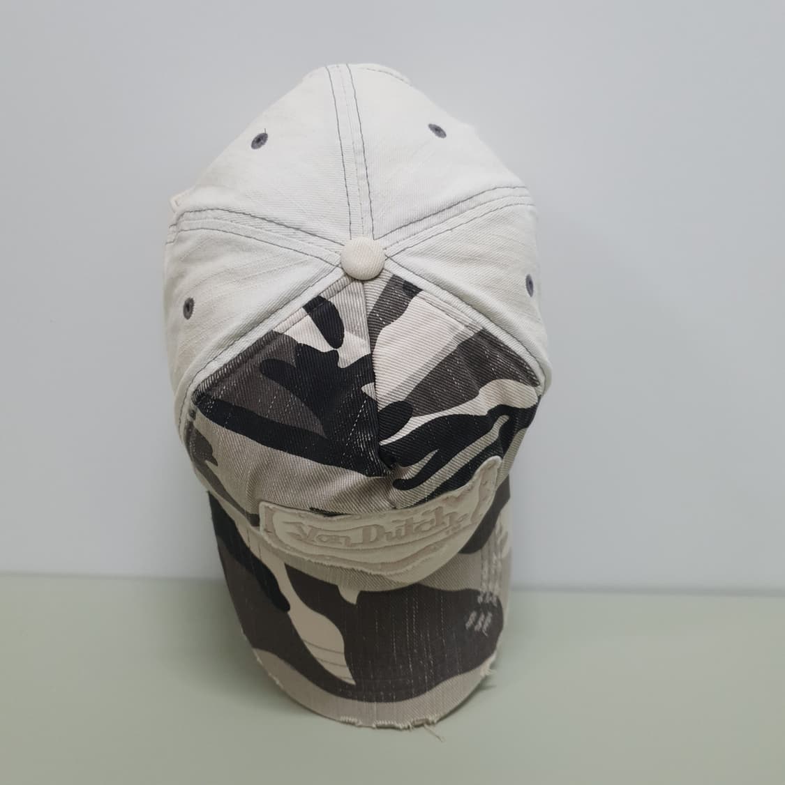 Von dutch 본더치 00s 빈티지 Y2K 카모 트러커 데미지 볼캡 상품이미지9