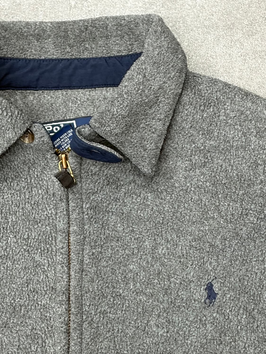 폴로 랄프로렌 그레이 플리스 자켓 상품이미지3