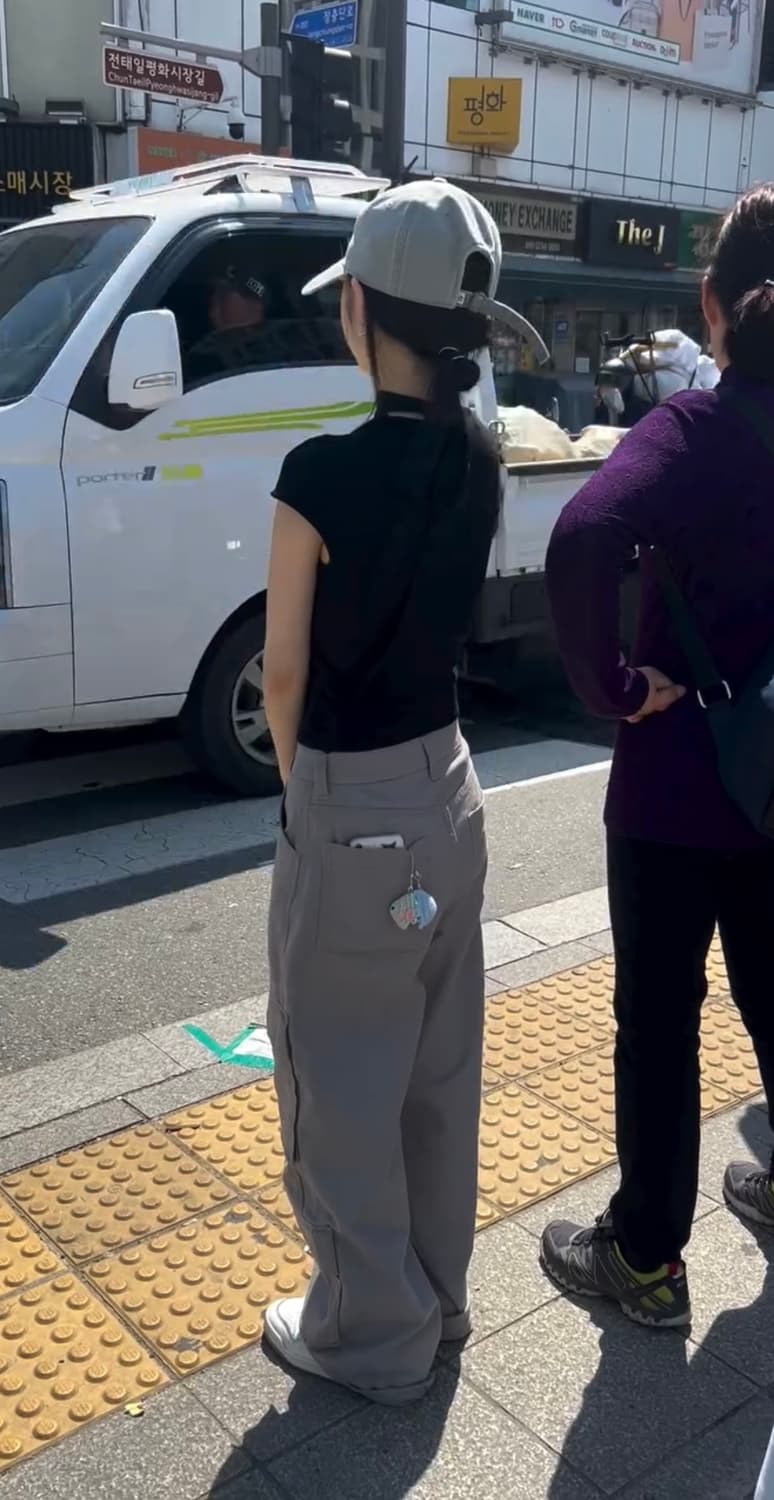 h&m 그레이 카고바지 코디 상품이미지1