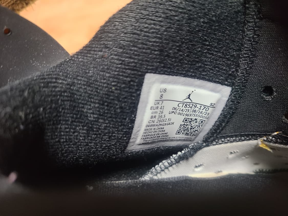 나이키 조던6 옐로 오커 260 상품이미지9