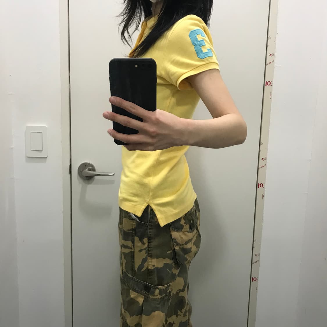  폴로 빅포니 옐로우 노랑색 카라티 반팔티셔츠 상품이미지2