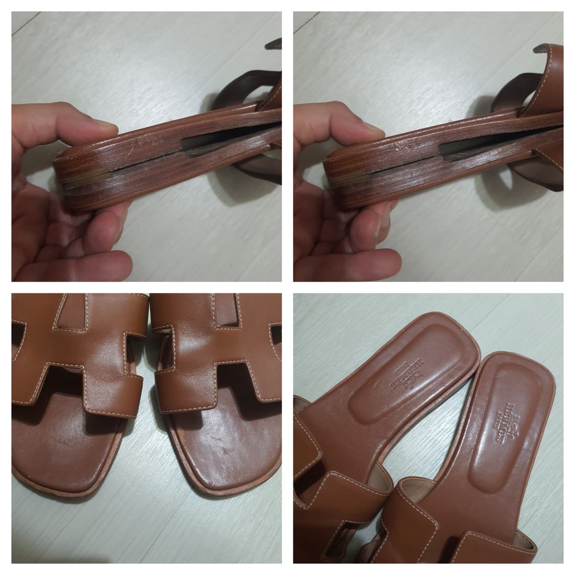 정품 에르메스 오란 여성 샌들 37사이즈 상품이미지5