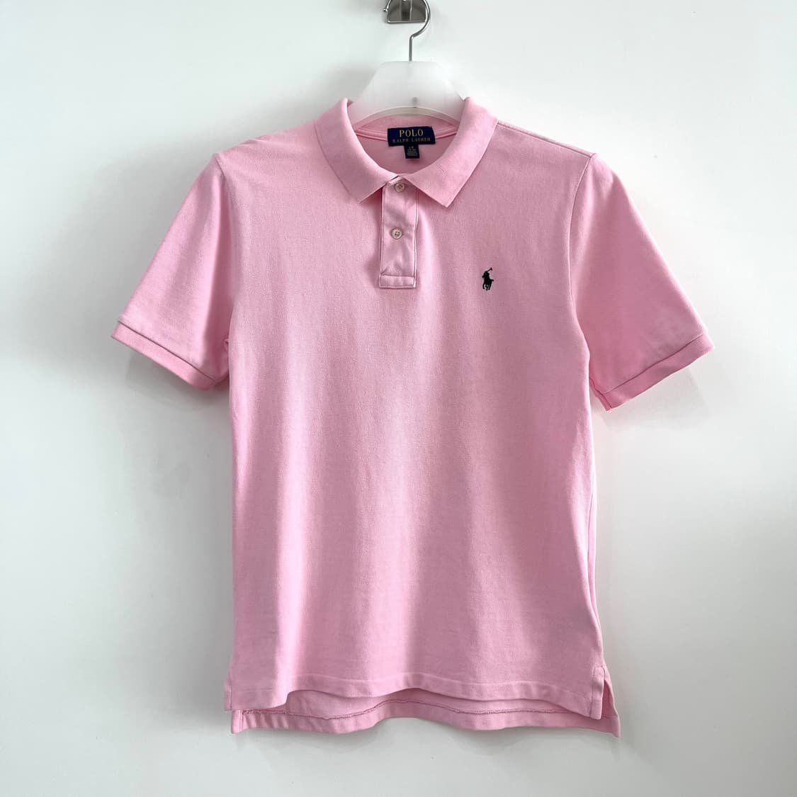 폴로 랄프로렌 네이비 포니 핑크 반팔 카라티 상품이미지2