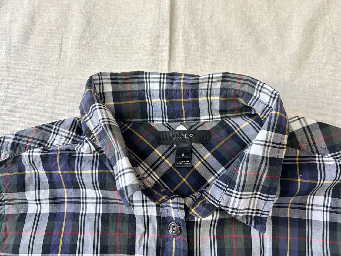 블랙 타탄 체크 셔츠 상품이미지4