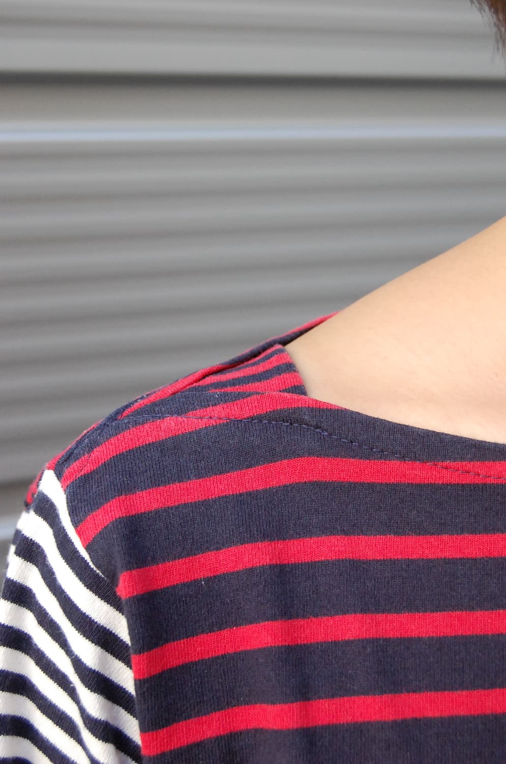 As know as de base multi stripe top 상품이미지2