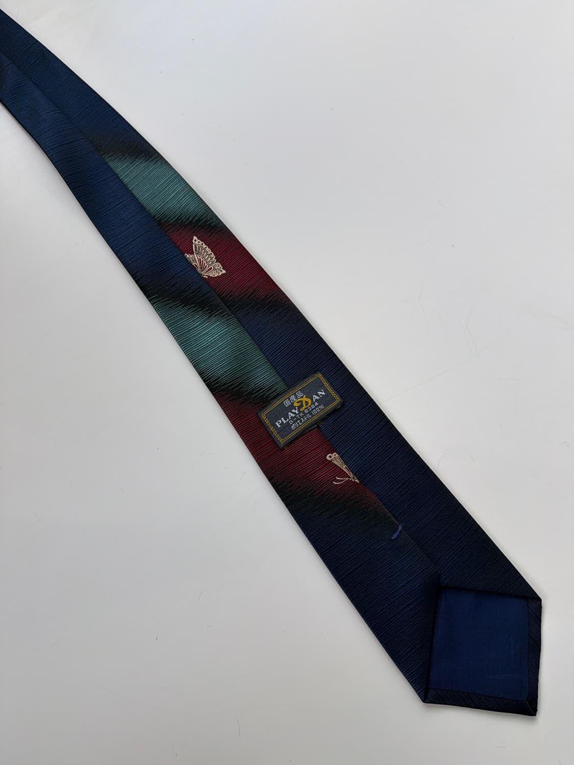 빈티지 나비 무늬 넥타이 8cm 상품이미지3