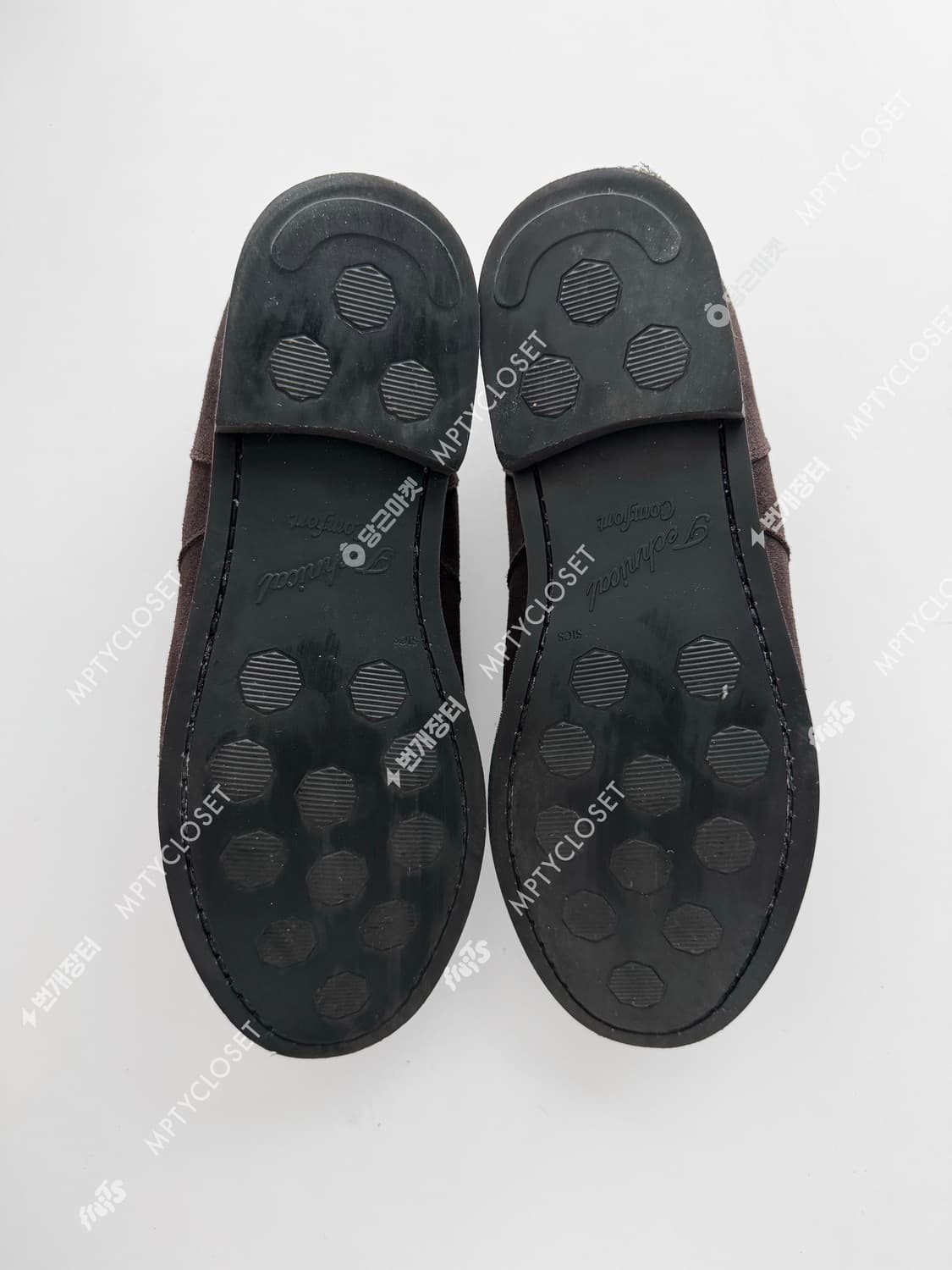 포스트맨 저널리스트 스웨이드 다크브라운 u팁 더비슈즈 상품이미지5