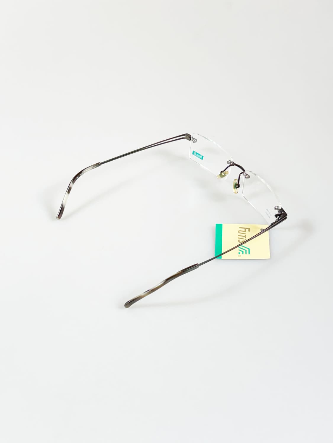 90s FUTIS 무테 스퀘어 프레임 빈티지 안경 상품이미지4