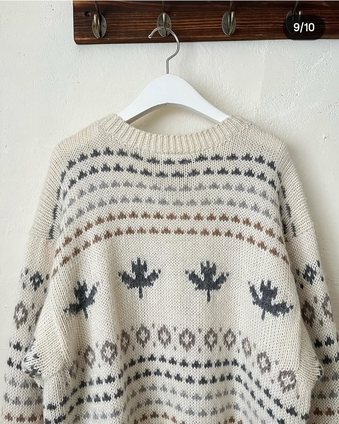 빈티지 캐나다 단풍 니트가디건 상품이미지8