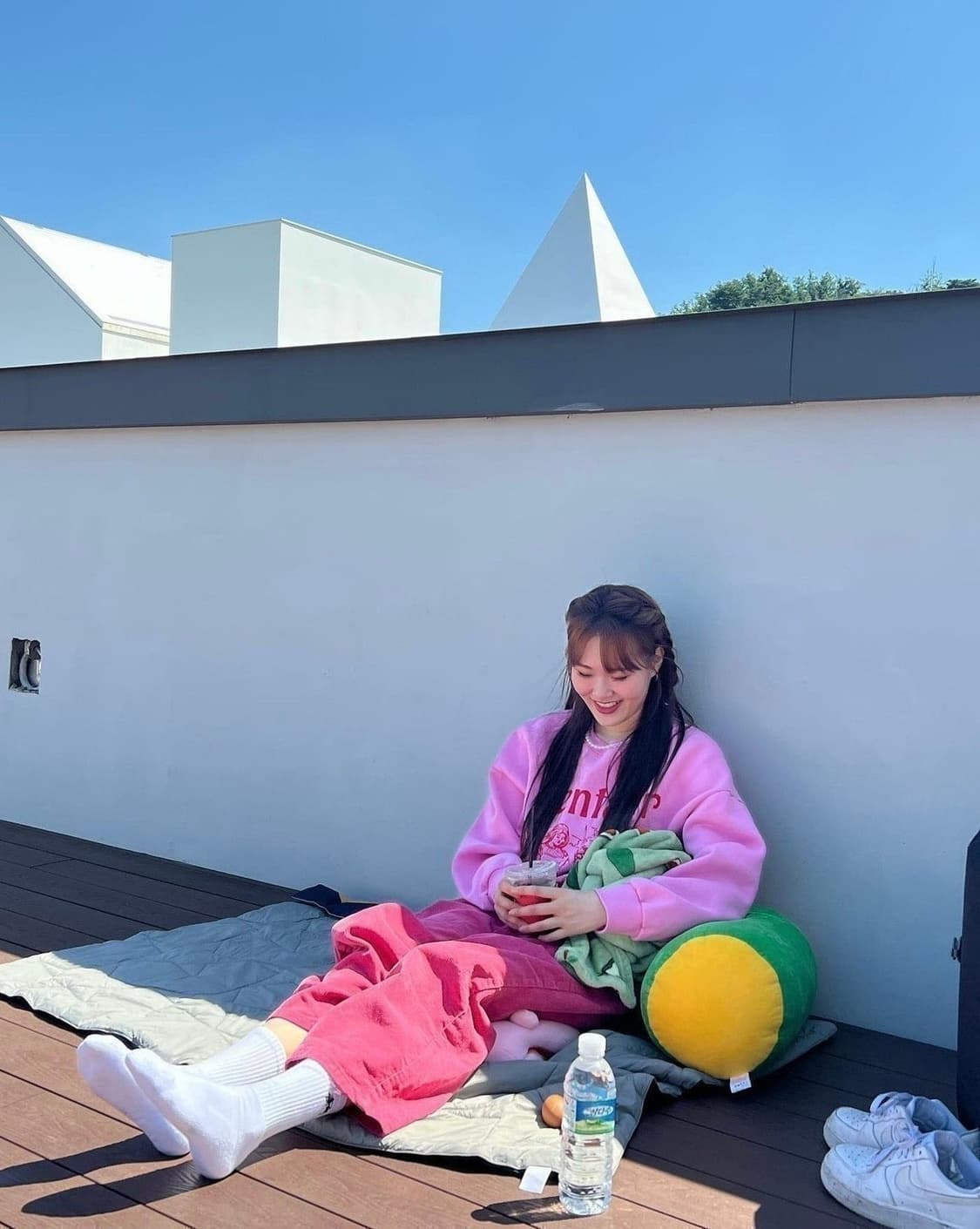 더센토르 기모 맨투맨 핑크 (이유비 맨투맨), 더센토르 맨투맨 상품이미지3