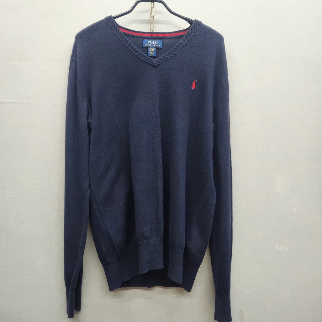 폴로랄프로렌 피마코튼 로고 니트 M 상품이미지1