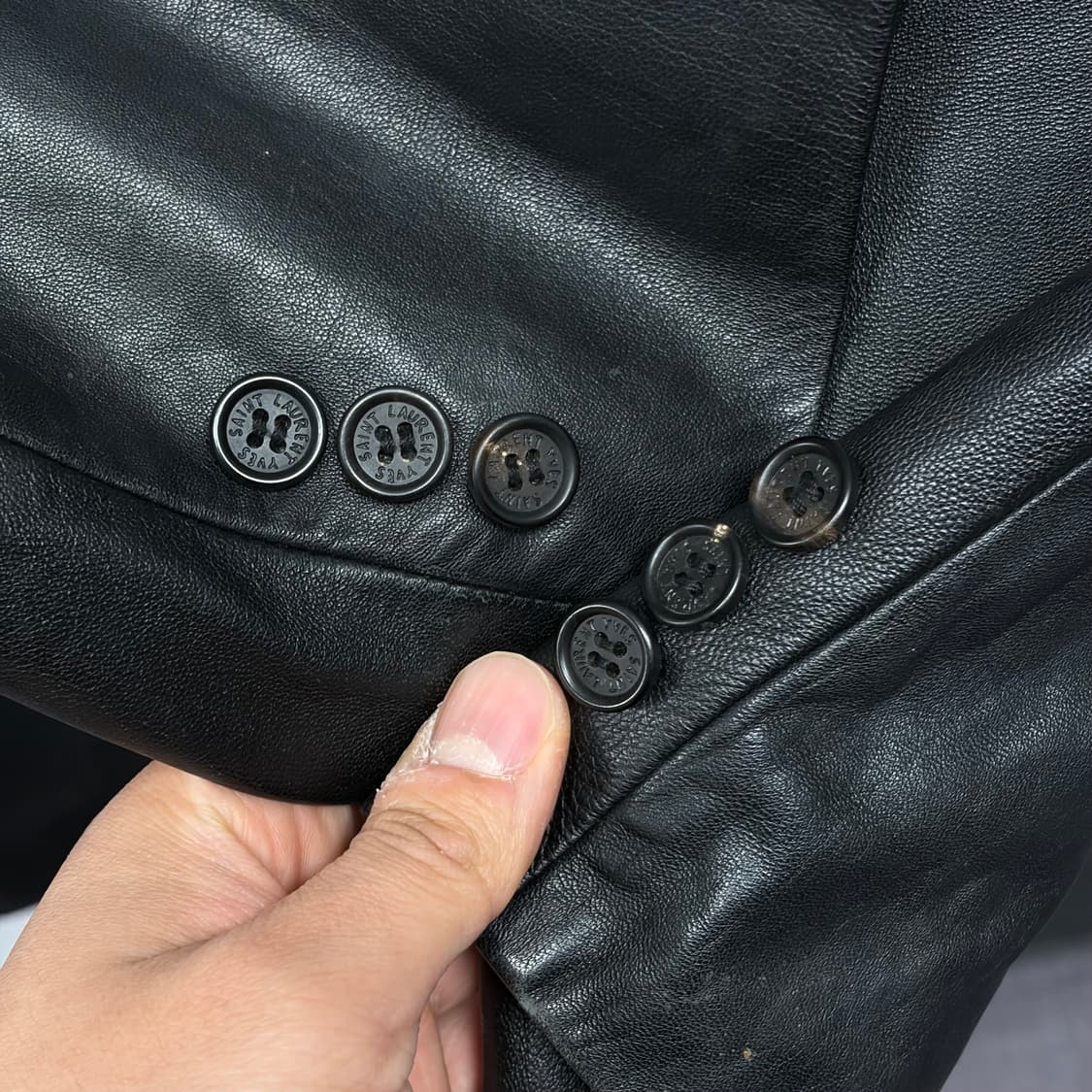 입생로랑 램스킨 3버튼 블레이저 상품이미지7