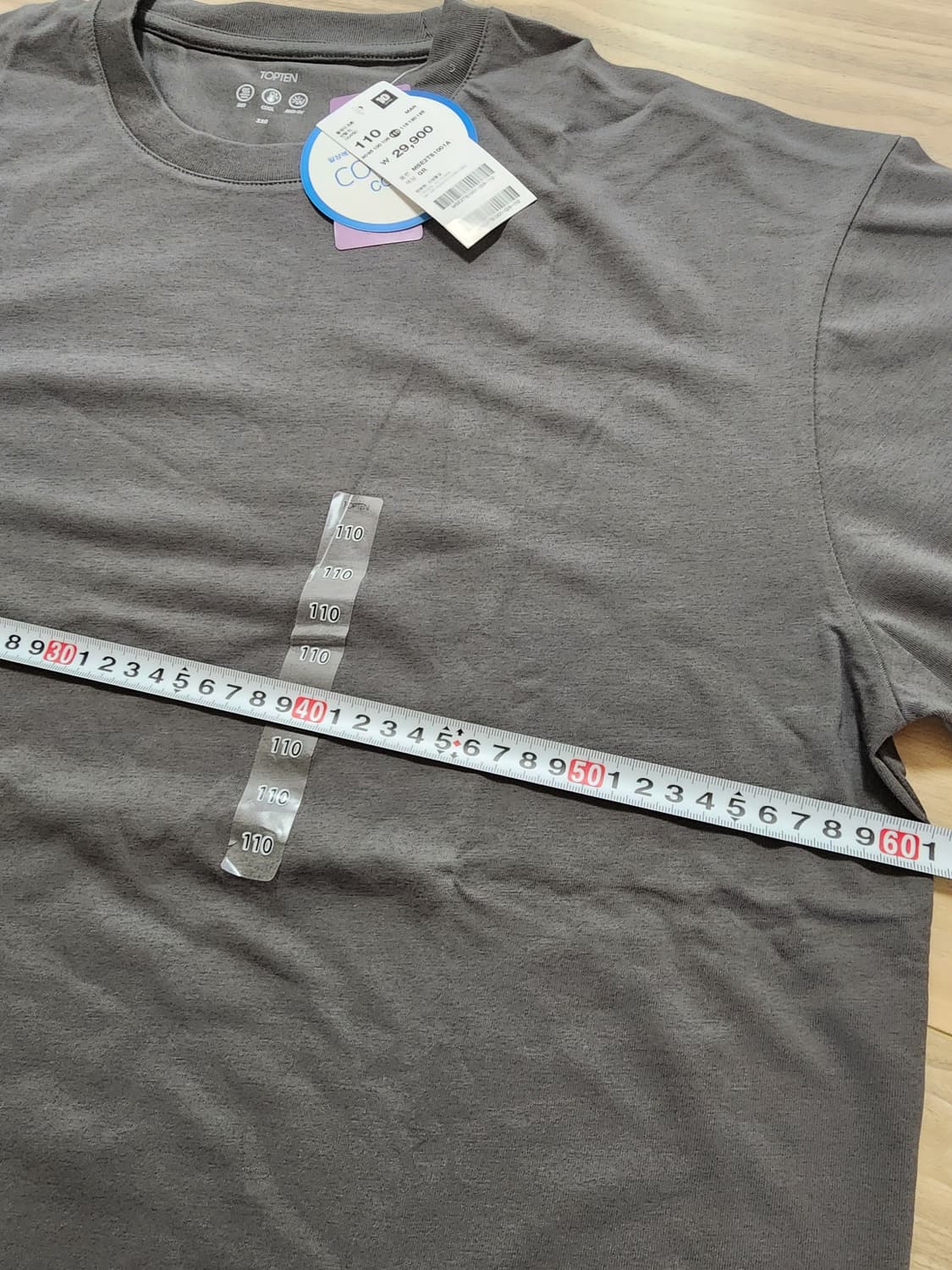 탑텐쿨에어반팔티셔츠그레이110 상품이미지6