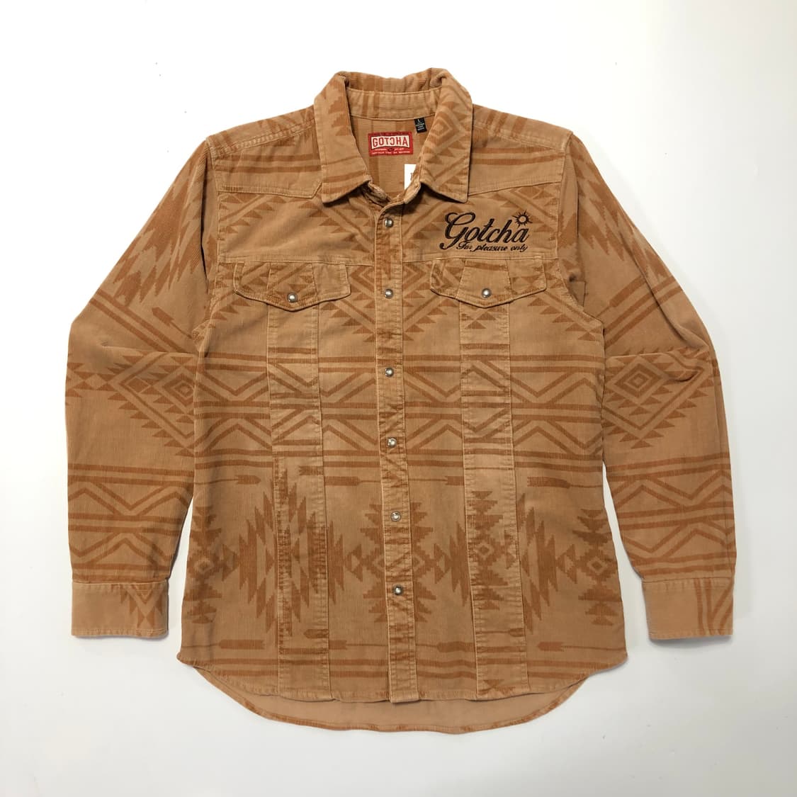 Gotcha 올오버 나바호 코듀로이 셔츠  상품이미지1