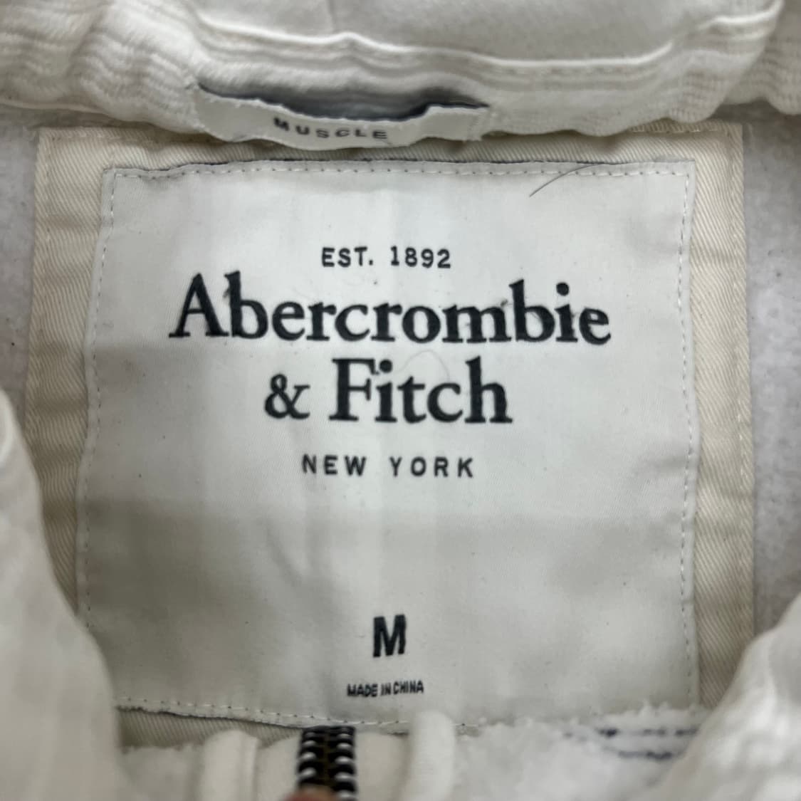 아베크롬비 화이트 후드집업 상품이미지2