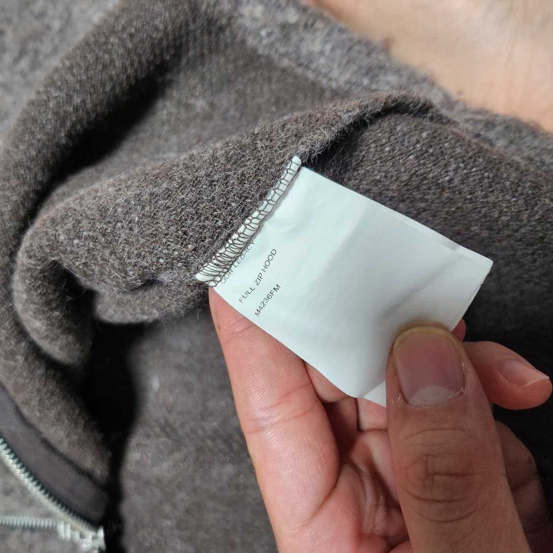 아워레가시 모헤어 풀집업 후디 our legacy full zip up 상품이미지3