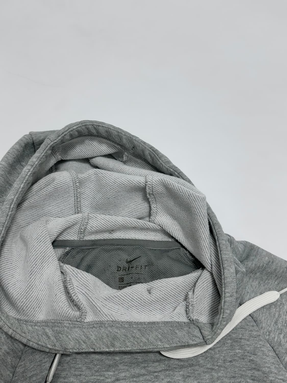 나이키 드라이핏 스우시 스펠아웃 회색 후드티 상품이미지6